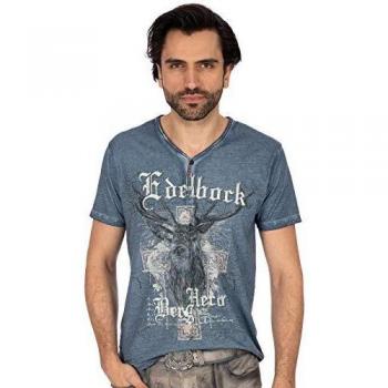 Herren T-Shirt Berghero in Rauchblau, XL von Stockerpoint