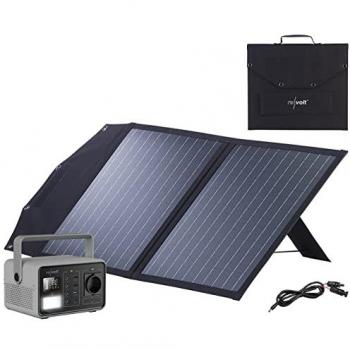Kit solaire HSG‑640 portable 50 W – 222 Wh