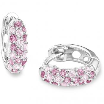 Pendientes de niña en Plata 925 con diseño de Princesa Lillifee