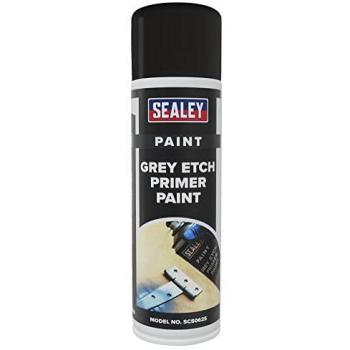 Sealey Grey Etch Primer Aerosol Spray Paint 500ml