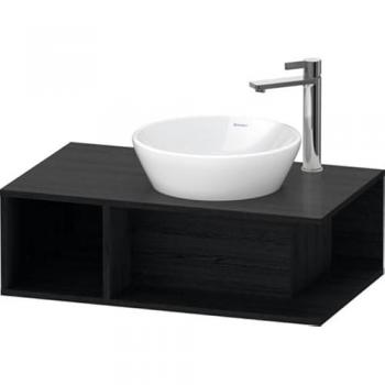 Duravit D-Neo Badezimmerunterschrank 80 cm, Eiche Schwarz, wandhängend