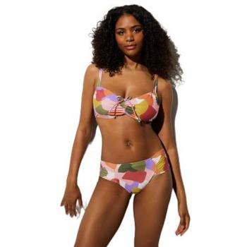 Bikini Reductor Compresivo Ysabel Mora con Braga Ancha Estampado Multicolor
