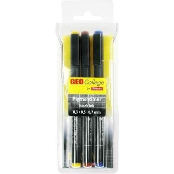 Aristo Pigmentliner Geocollege Set mit 3 Stiften (0,3/0,5/0,7mm)
