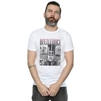 Men’s 4XL Beetlejuice Circus Tribute T-Shirt (White)