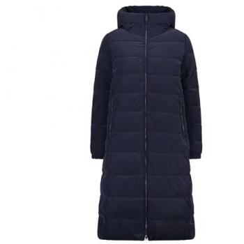 Wintermantel Frauen 33K3726 – CMP Dark Blue Coat, Regulierte Passform, Hoodfix