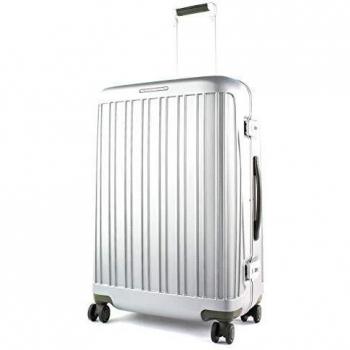 PIQUADRO Relyght Plus – Trolley M, couleur gris-vert, pour entrepôt