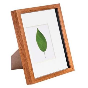 Dark Wood 3D Shadow Box Photo Frame