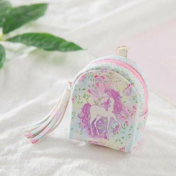 Monedero Unicornio con Llavero y Bolsa de Tarjetas