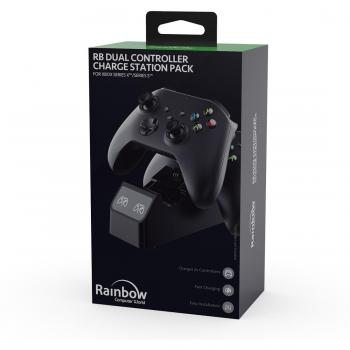 Chargeur à Deux Poches Rainbow pour Manette Xbox