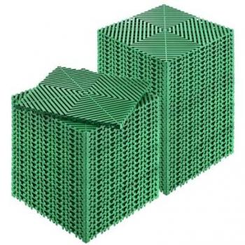VEVOR AquaGuard Splice Mats – 50 Pack, 12”x12”, Non-Slip Green PP for Kitchen & Garage