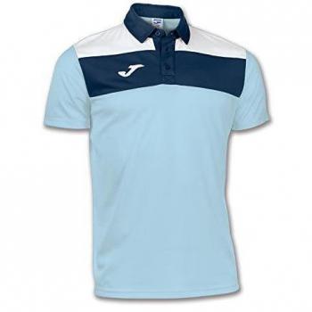 Joma Herren Crew Polo – Hellblau/Weiß/Dunkelblau (S)