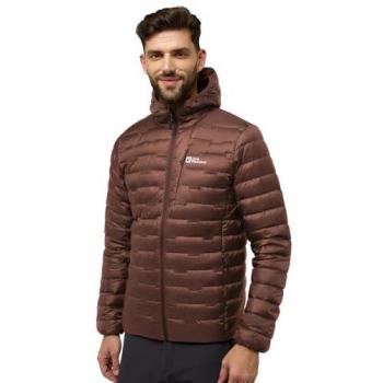 Jack Wolfskin Giubbotto Passeggiata Piuma Marrone A61831