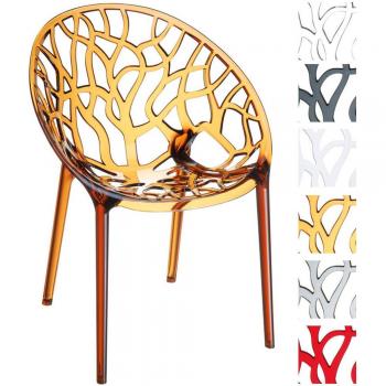 Silla Crystal Ámbar Eco‑Stack