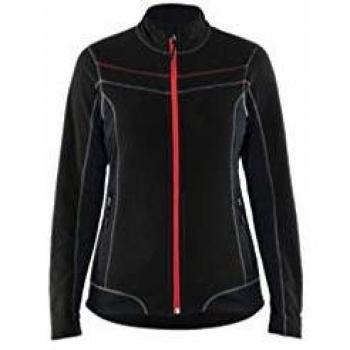 Blaklader Chaqueta de Microfibra Negra/Roja XXXL