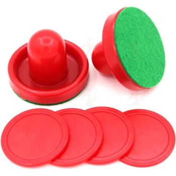Eisfun-Spieltisch: 52 mm Puck, Filz‑Krug, Hammer‑Torhüter – Lustiges Brettspiel
