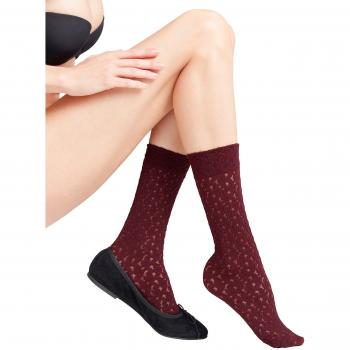 Calcetines para Mujer Falke Paper Flower, 50 DEN, Rojo
