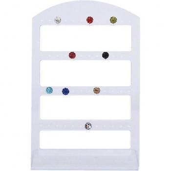 Plastic Earring Showcase with 24/48/72 Slots