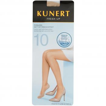 Kunert Fresh up 10 DEN Calcetines Invisibles para Mujer Beige 39/42