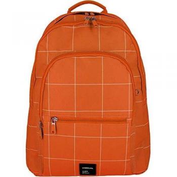 Mochila Grafoplás Unequal Grid 37502252 Naranja 31.5 x 43 x 21 cm