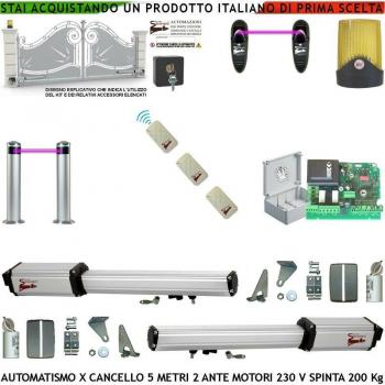 Securvera Cancello 5 Metri con Radiocomandi