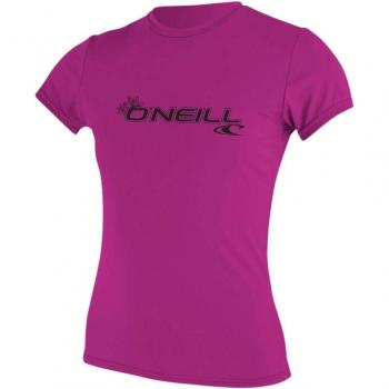 T-shirt O'Neill Basic Skins Sun manica corta rosa fucsia donna