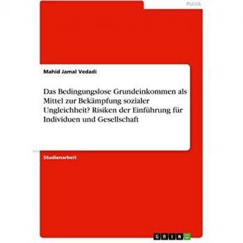 Das Bedingungslose Grundeinkommen als Mittel zur Bekämpfung sozialer Ungleichheit? Risiken der Einführung für Individuen und Gesellschaft