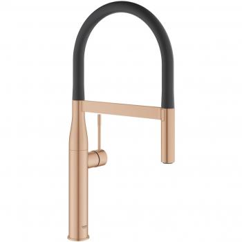 Grohe Essence : Mitigeur d'évier à bras flexible Warm Sunset