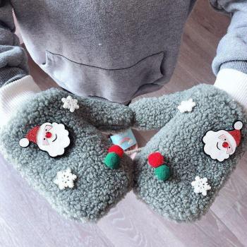 Wecute Christmas Gloves for Kids