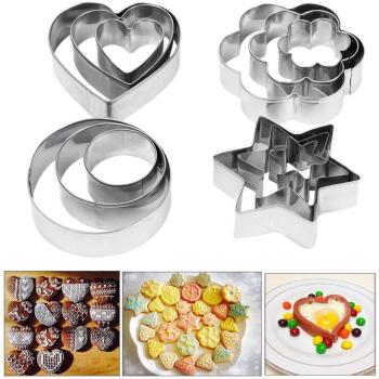 Pastry Cutting Moulds – Amison 12‑Piece Set