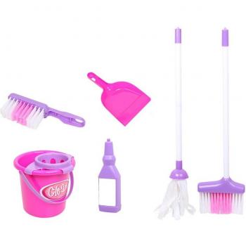 Mini Dollhouse Cleaning Playset