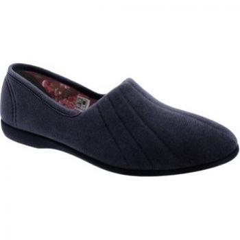 Mirak Women's Navy Slipper Andrea with Touch Fastening (UK Size 7)