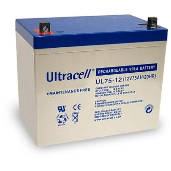 Batterie plomb AGM 75Ah 12V M6-F