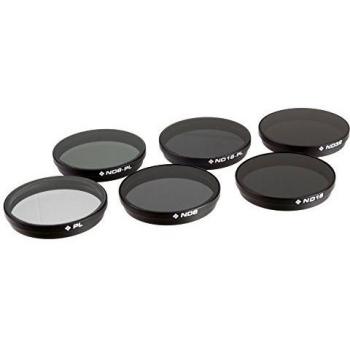 PolarPro Cinema Series Filter Bundle for Zenmuse X3 on DJI Inspire 1 and Osmo (6-Pack)