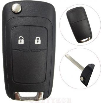 Replacement Remote Key Fob Shell for Vauxhall Opel Insignia Astra J Vectra Zafira C Omega Mokka