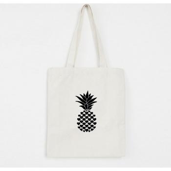 Reusable Pineapple Print Beach Bag
