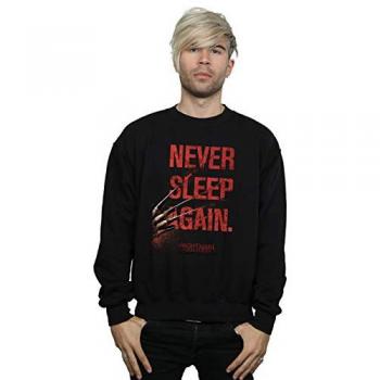 Herren‑T-Shirt A Nightmare On Elm Street „Never Sleep Again“ – L – Schwarz