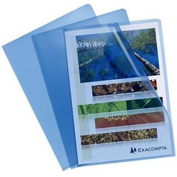Valuex ValueX Cut Flush Folder A4 Grain PP Blue (Pack 10) 56112E