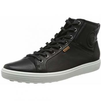 ECCO Soft 7 Femmes, Baskets Hautes, Noir (Black 1001), 38 EU