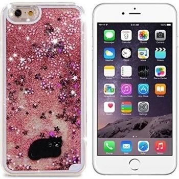 TUTUWEN Carcasa de Quicksand Transparente y Brillante para iPhone 5C
