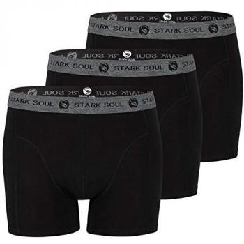 Stark Soul® 3er Bundle: Weiche Baumwoll-Boxershorts für Herren