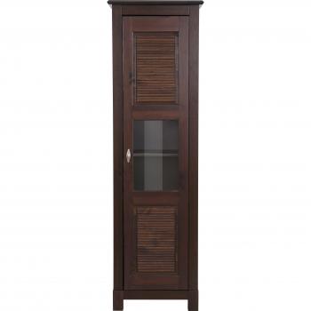 Vitrine Rauna, 180 cm, Kiefer dunkelbraun