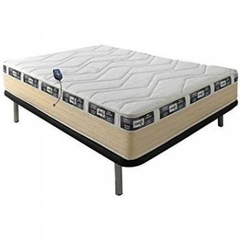 Colchón Viscoelástico Gel Masaje Unic Carbon ECODE 80x190 cm