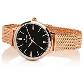 Orologio HOOPS CLASSIC MAGLIA MILANESE GOLD in Acciaio 2614L-RG02 Black