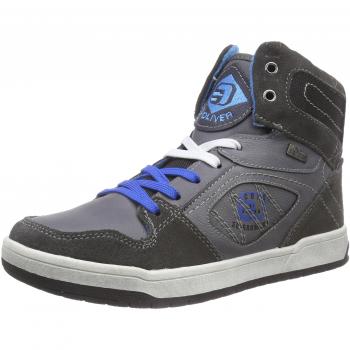 S.Oliver Jungen 45303 High-Top, Grau, Größe 35