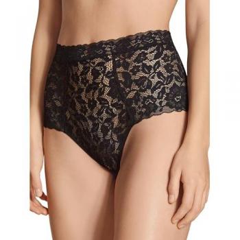 Calida Natural Comfort Spitzen-Hüftslip Schwarz Polyamid L Damen