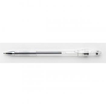 ValueX Gel Stick Pen Rubber Grip Rollerball Pen 0.5mm Line Black (Pack 10)