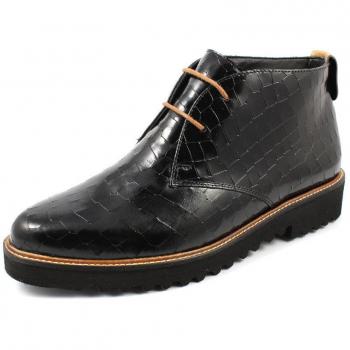 Paul Green Damen Must-Haves 1020-041 Black/Cuoio Croc – Schwarz Edition