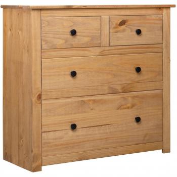 Sideboard with a size of 80 x 40 x 83 cm, made of Pinewood from the Panama Range (vidaXL)
