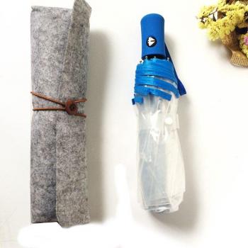 Transparent Folding Umbrella for Girls