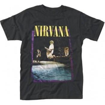 Nirvana Unisex Adult Stage Jump Graphic T-Shirt